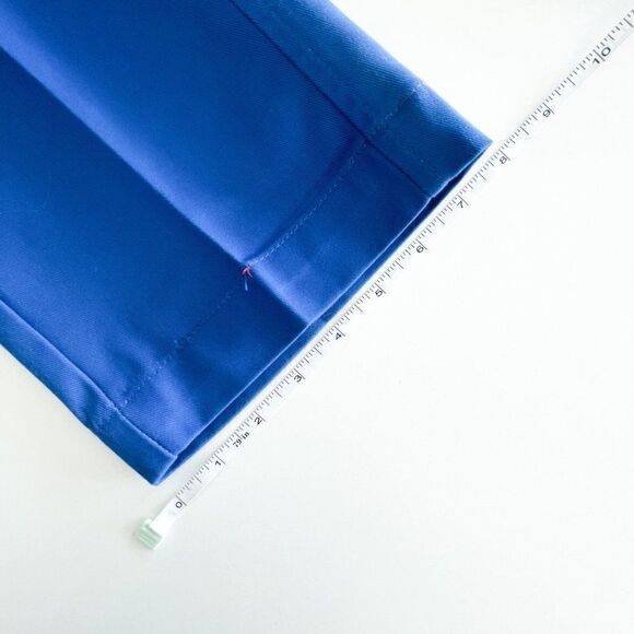 Levi's 513 Jeans Sta-Prest Royal Blue Pants Men's Tag 32 x 32 Sharp Front Crease - Picture 8 of 12